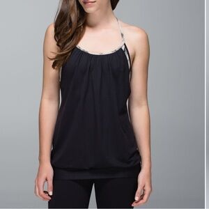 lululemon athletica Black and Tan No Limits Tank Top
